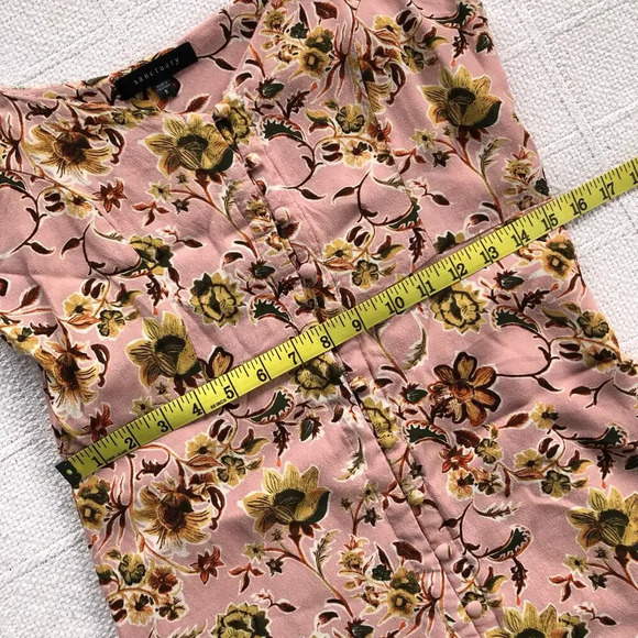 Sanctuary Anthropologie Floral Mini Dress Indie Sleaze Y2K Grunge Distressed - Picture 9 of 9
